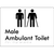 Male Ambulant Toilet with Air Lock
