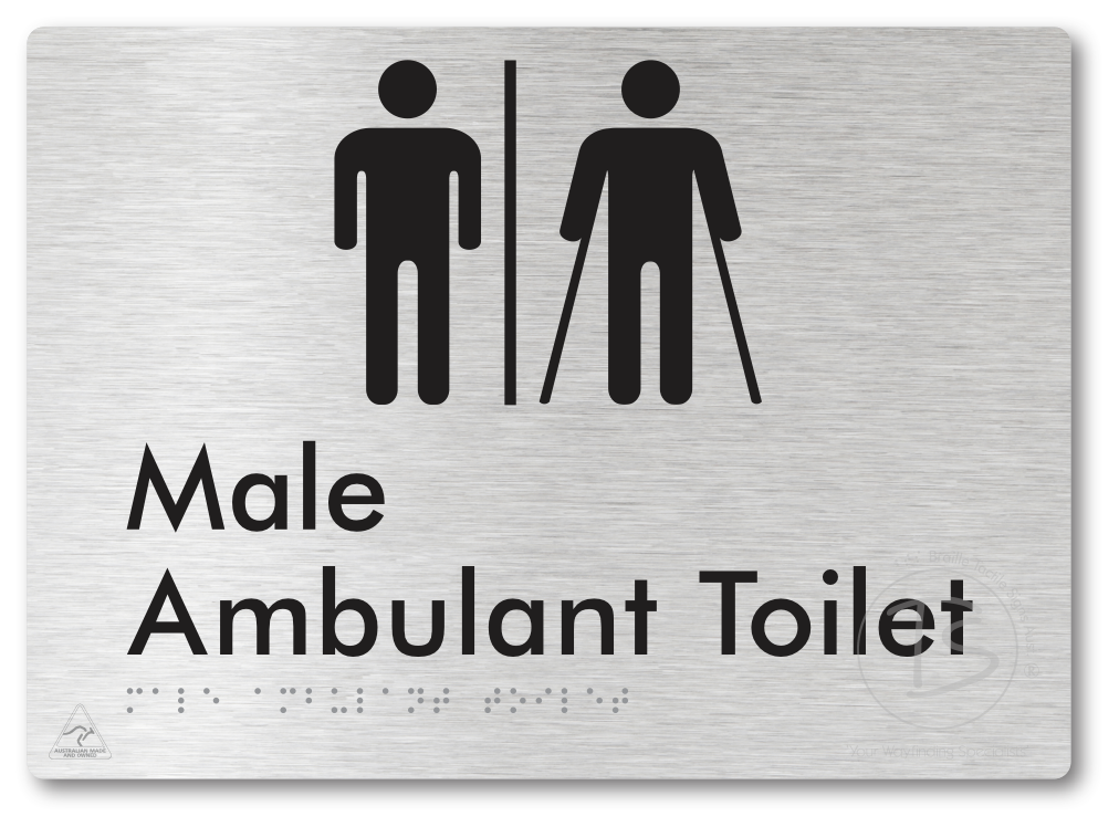 Male Ambulant Toilet with Airlock