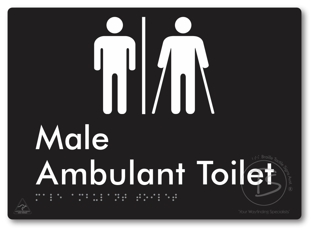 Male Ambulant Toilet with Airlock