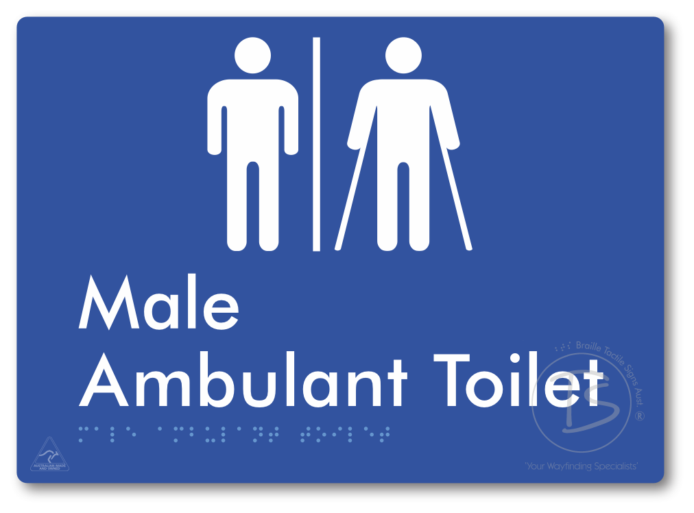 Male Ambulant Toilet with Airlock