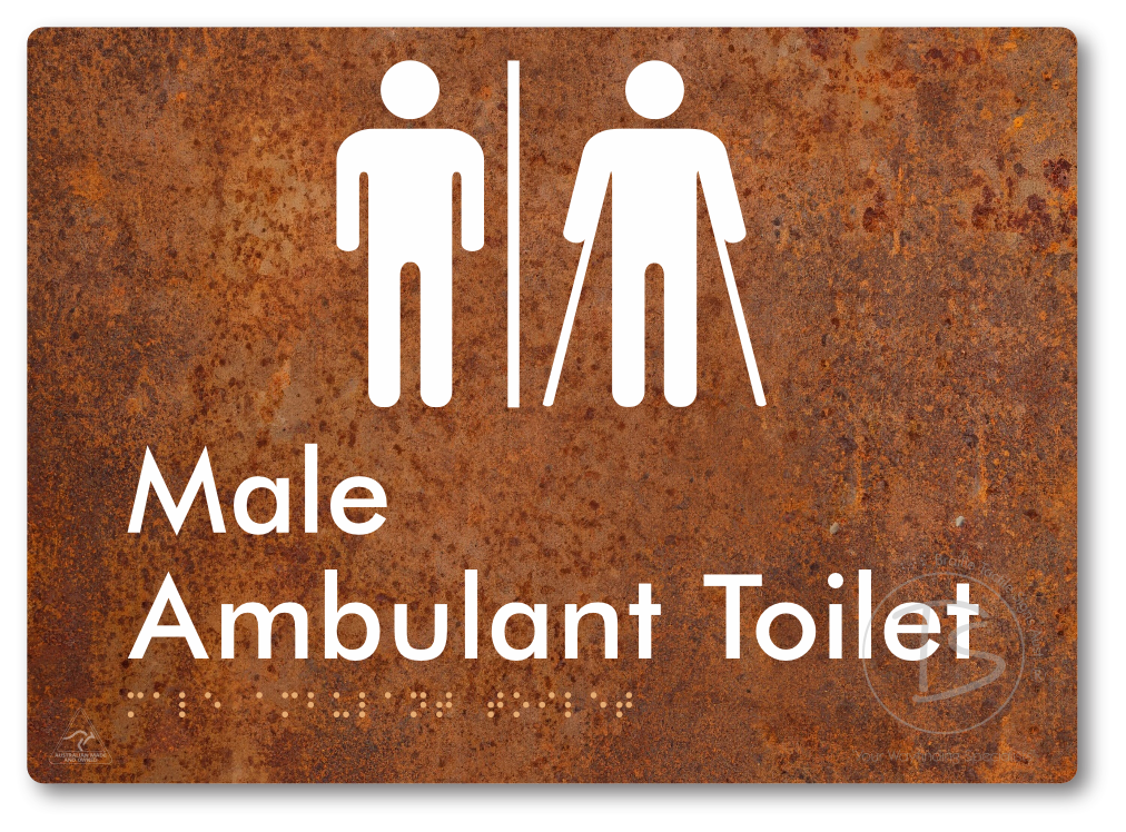 Male Ambulant Toilet with Airlock