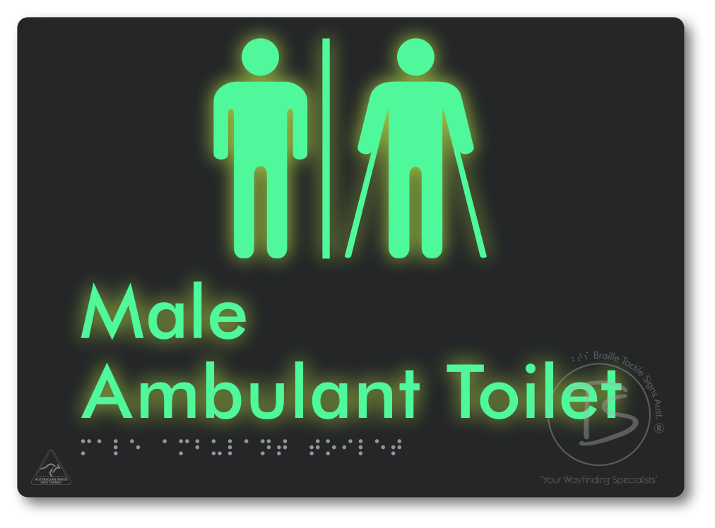 Male Ambulant Toilet with Airlock