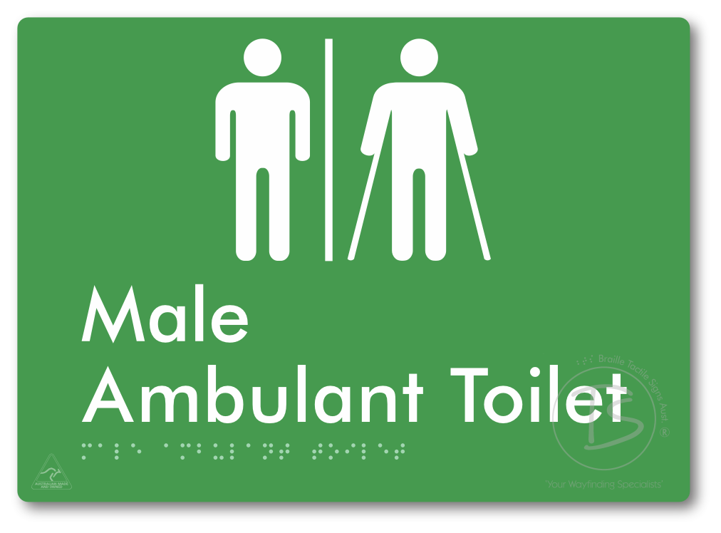 Male Ambulant Toilet with Airlock