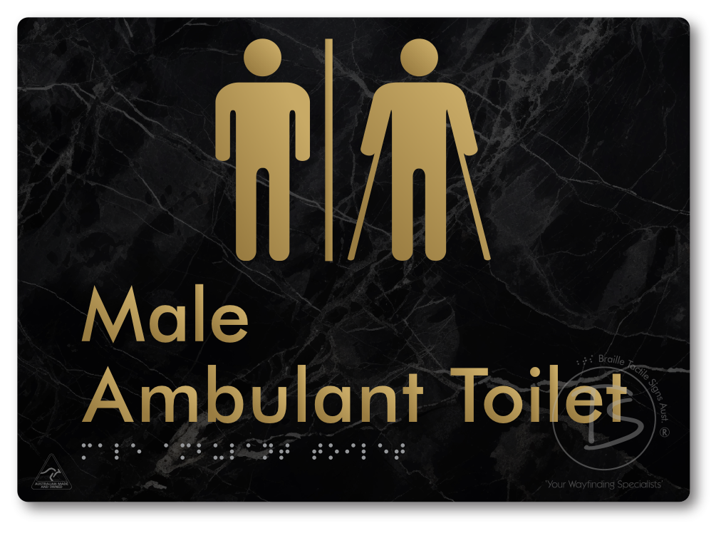 Male Ambulant Toilet with Airlock