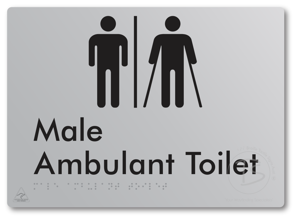 Male Ambulant Toilet with Airlock