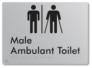 Male Ambulant Toilet with Airlock