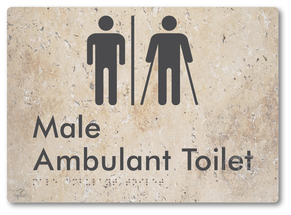 Male Ambulant Toilet with Airlock