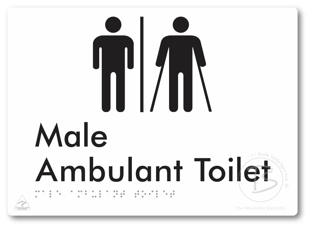 Male Ambulant Toilet with Airlock