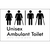 Unisex Ambulant Toilet with Airlock