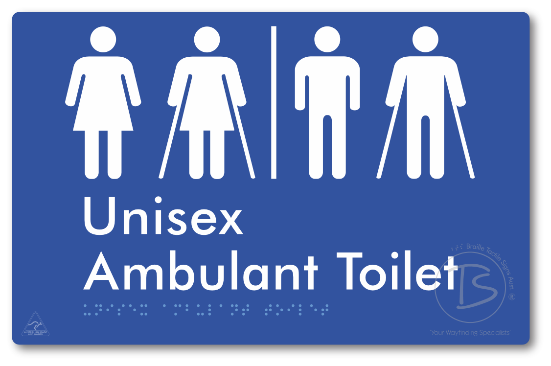 Unisex Ambulant Toilet with Airlock