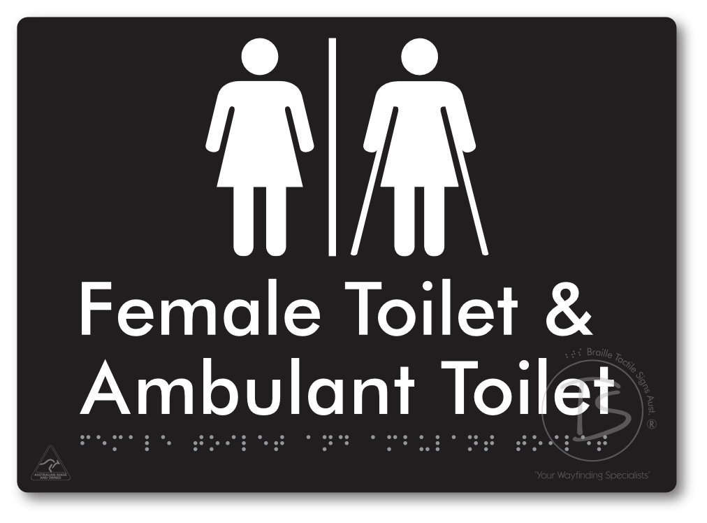 Female Toilet & Ambulant Toilet with Air Lock