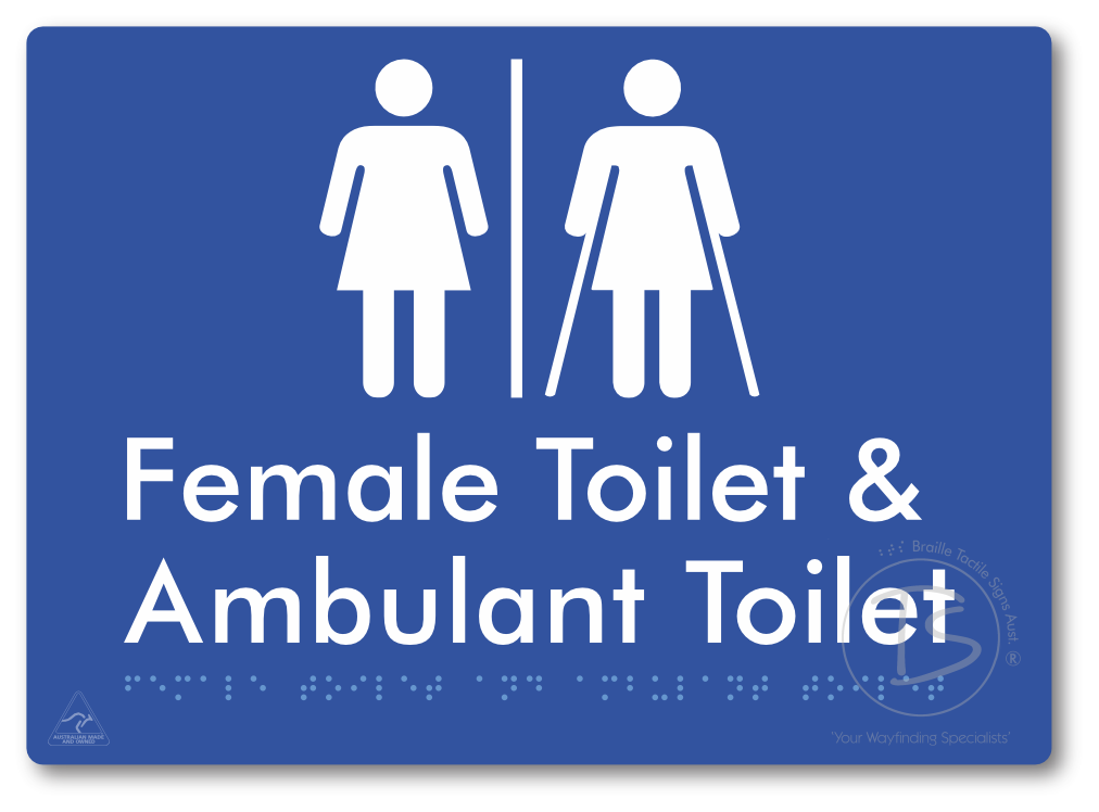 Female Toilet & Ambulant Toilet with Air Lock