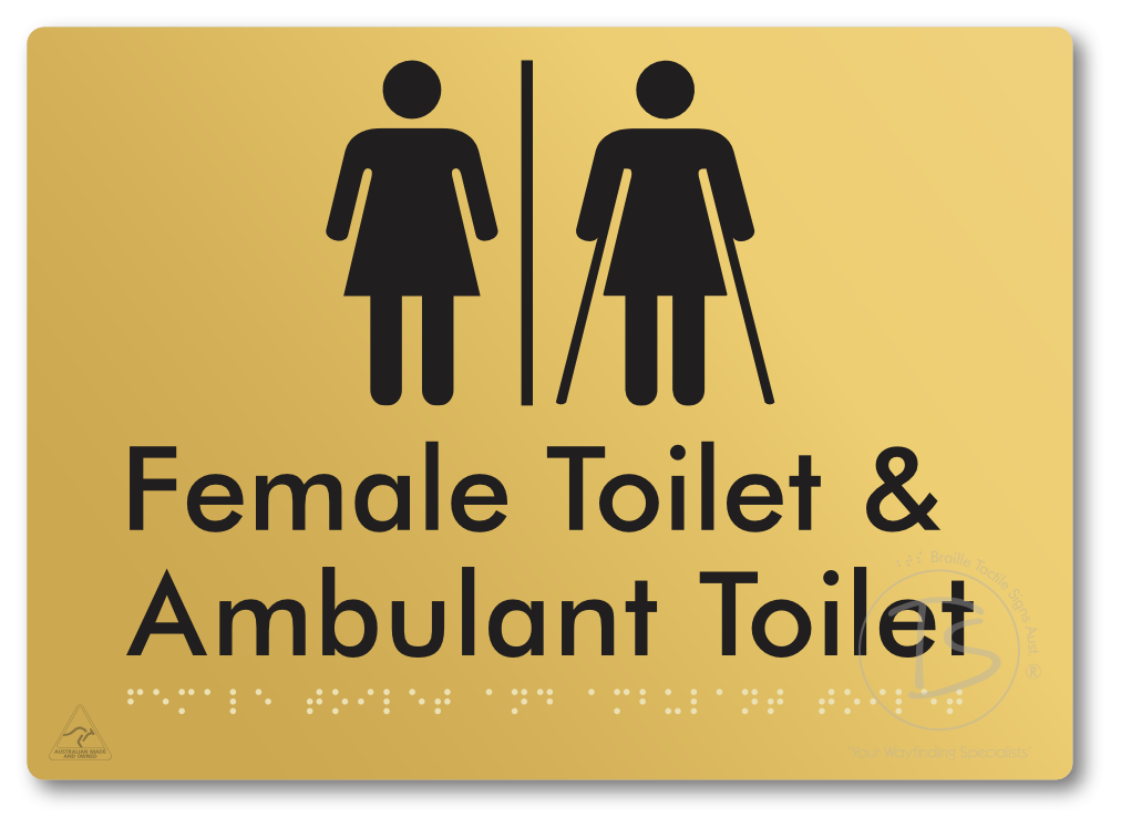 Female Toilet & Ambulant Toilet with Air Lock