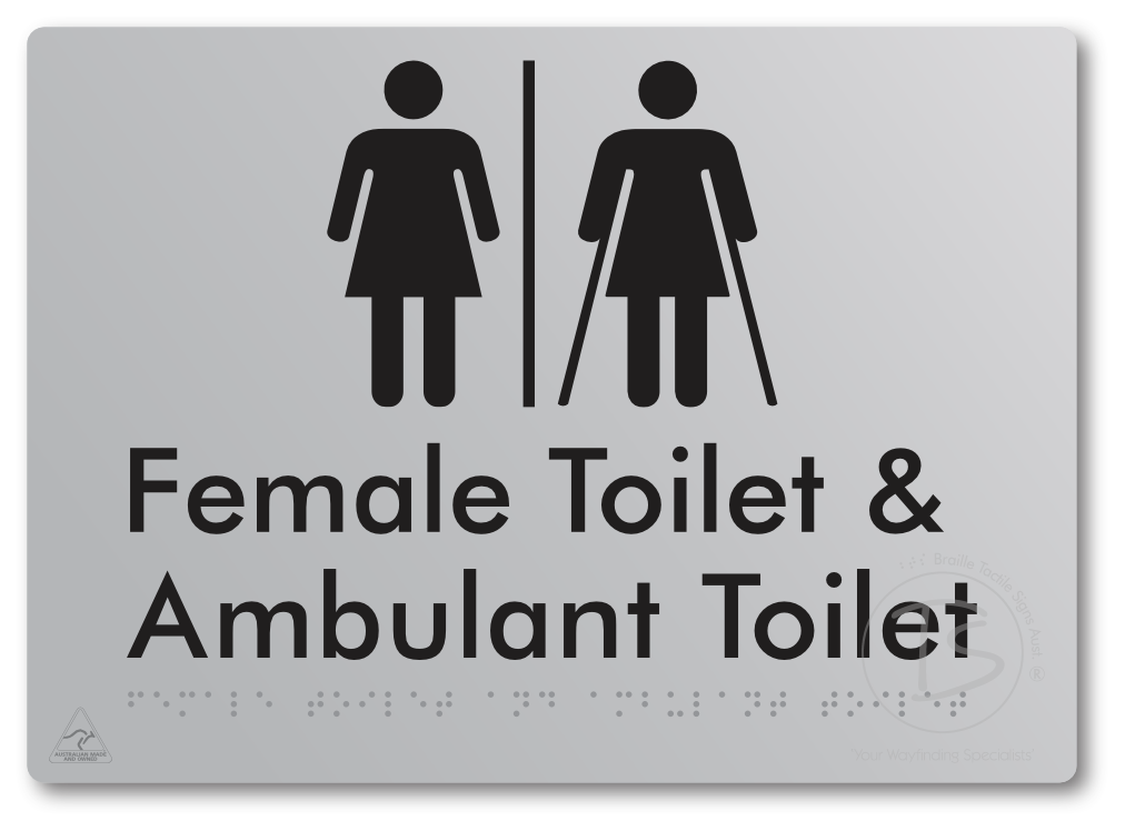 Female Toilet & Ambulant Toilet with Air Lock
