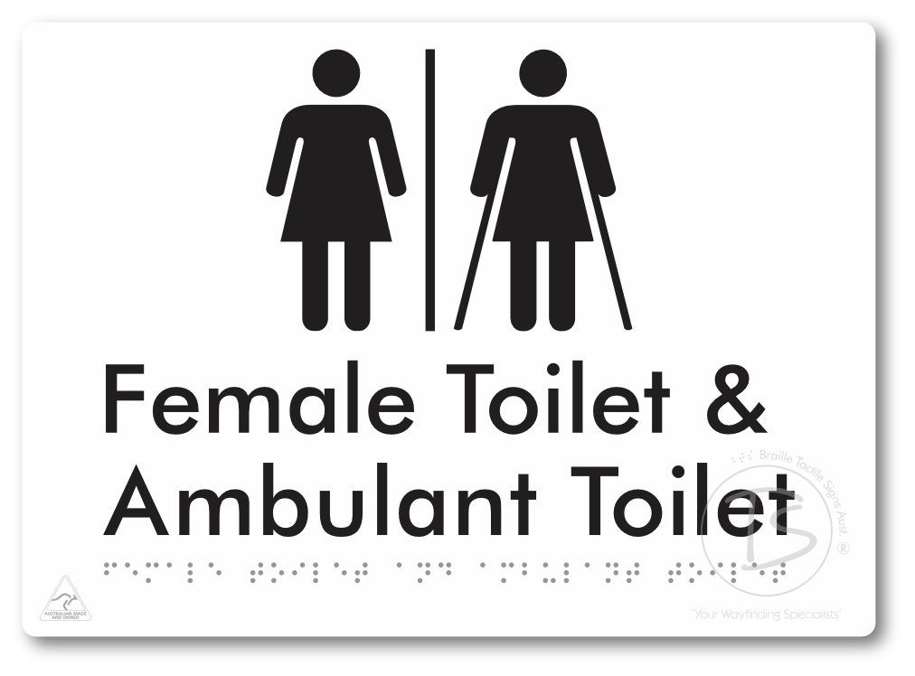 Female Toilet & Ambulant Toilet with Air Lock