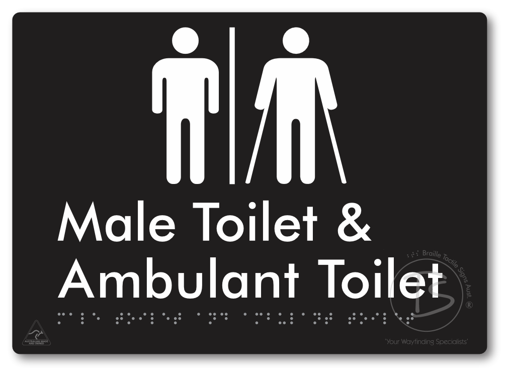 Male Toilet & Ambulant Toilet with Air Lock