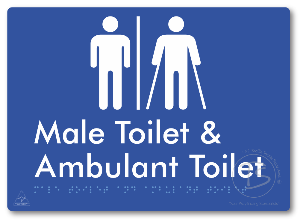 Male Toilet & Ambulant Toilet with Air Lock