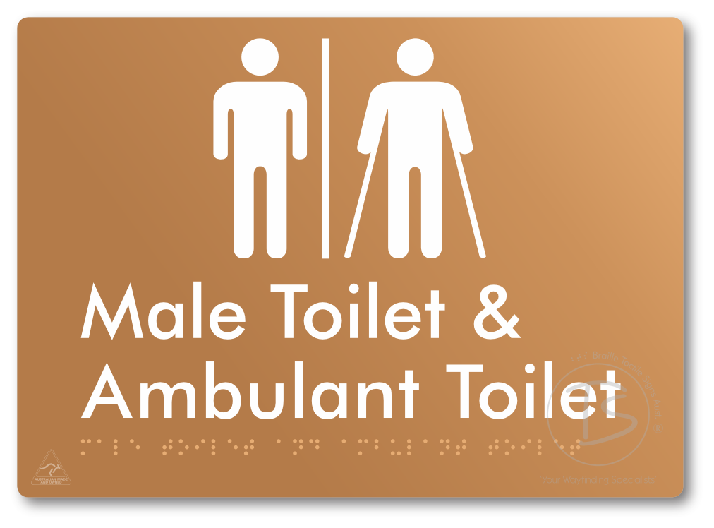Male Toilet & Ambulant Toilet with Air Lock