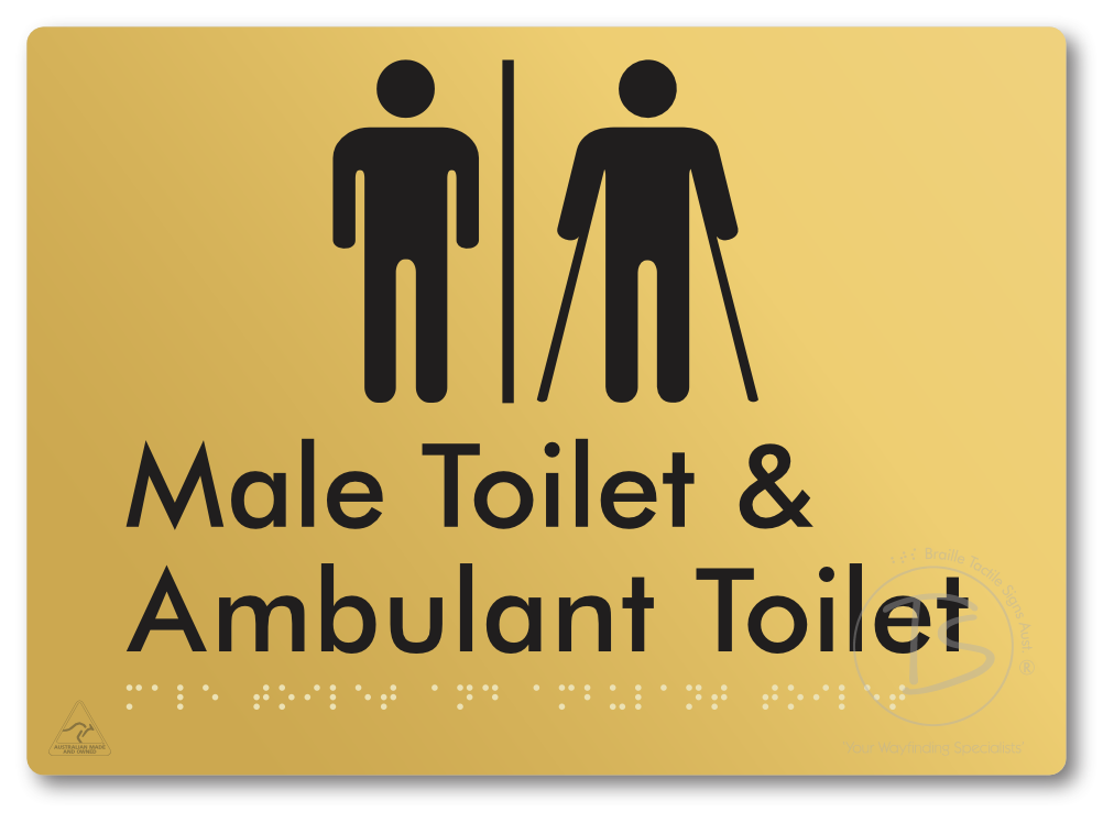 Male Toilet & Ambulant Toilet with Air Lock