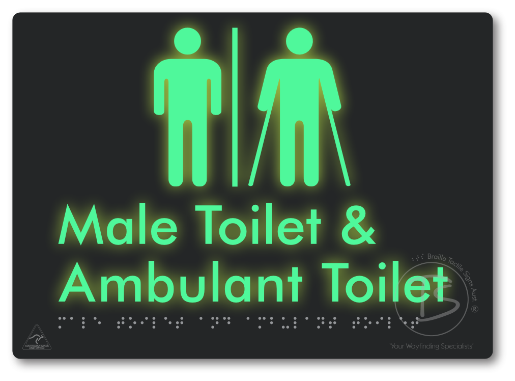 Male Toilet & Ambulant Toilet with Air Lock