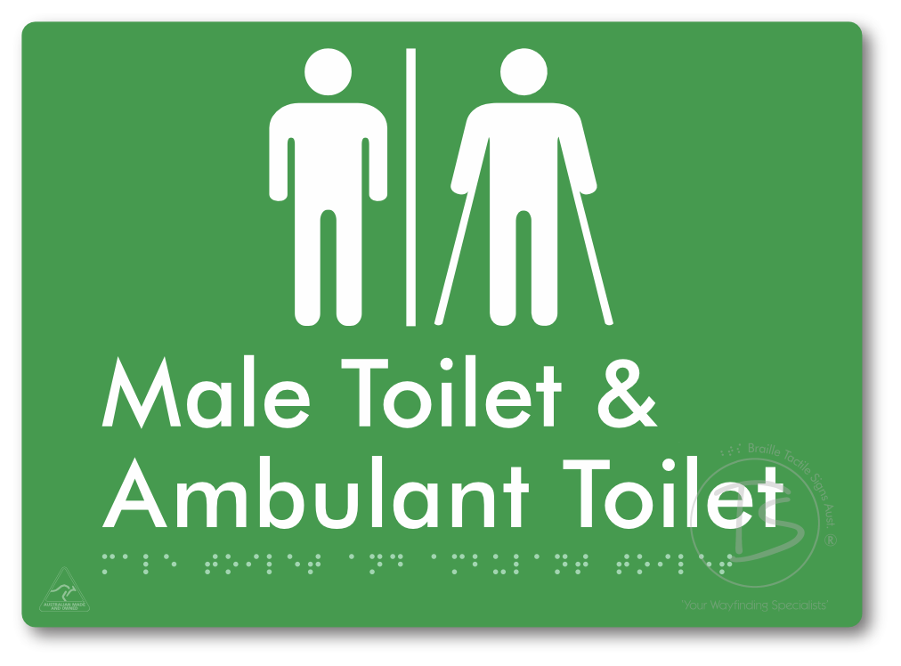 Male Toilet & Ambulant Toilet with Air Lock