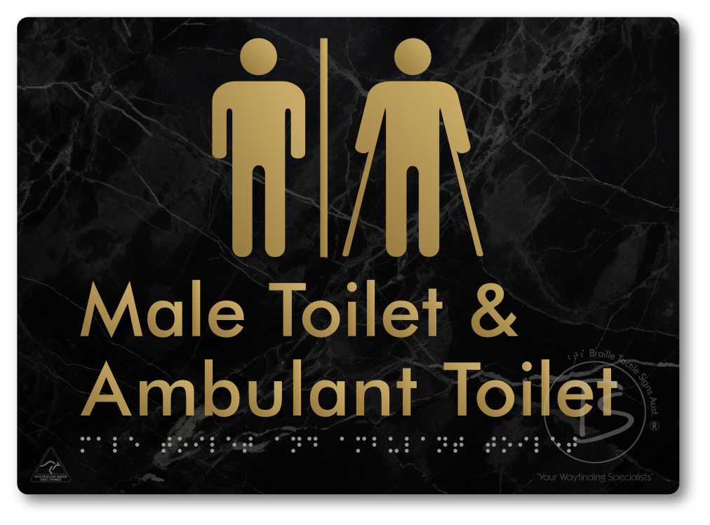 Male Toilet & Ambulant Toilet with Air Lock