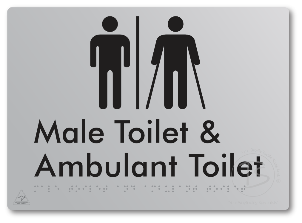 Male Toilet & Ambulant Toilet with Air Lock