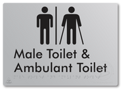 Male Toilet & Ambulant Toilet with Air Lock