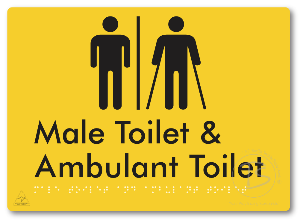 Male Toilet & Ambulant Toilet with Air Lock