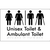Unisex Toilet & Ambulant Toilet with Air Lock