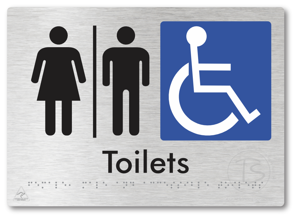 Female, Male & Accessible Toilets with Air Lock