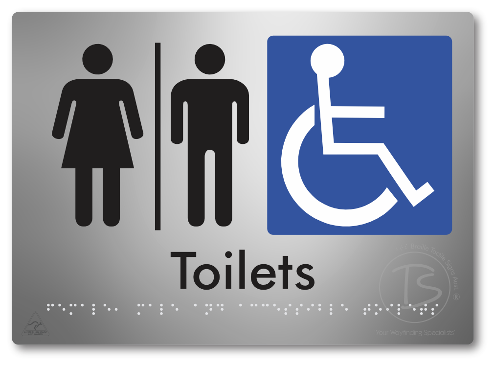 Female, Male & Accessible Toilets with Air Lock