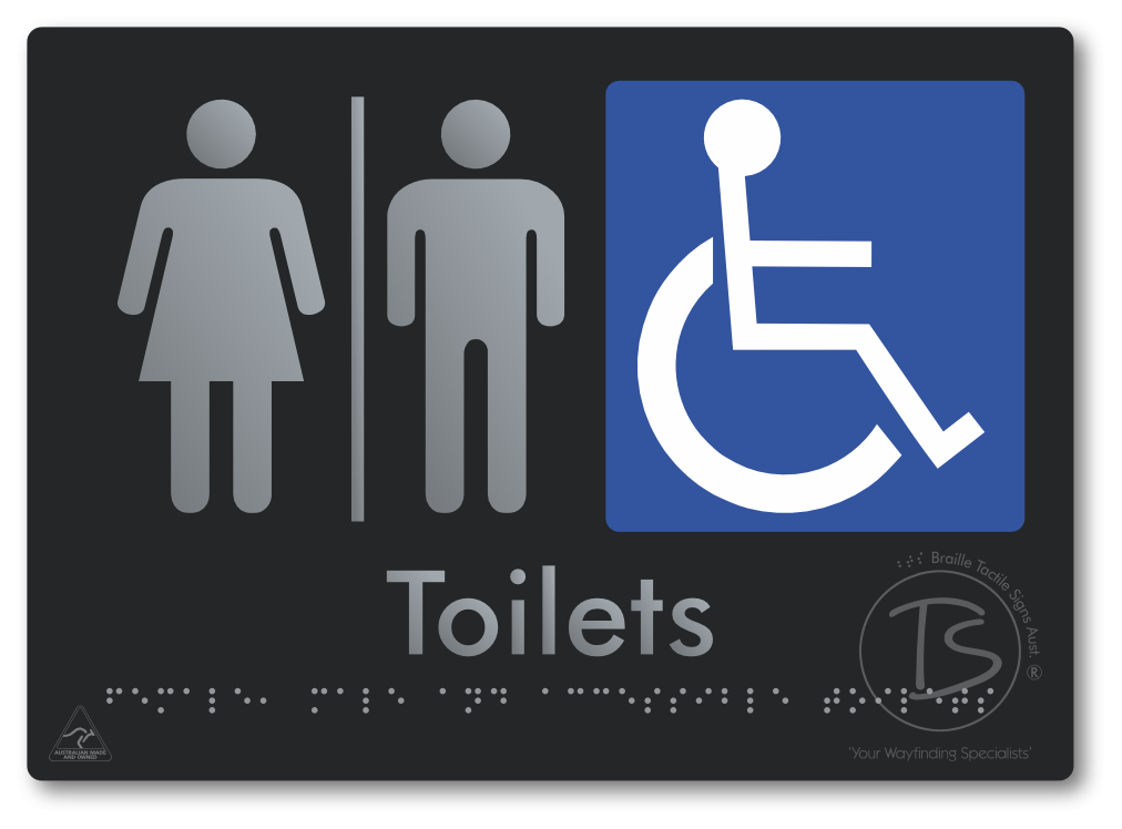 Female, Male & Accessible Toilets with Air Lock