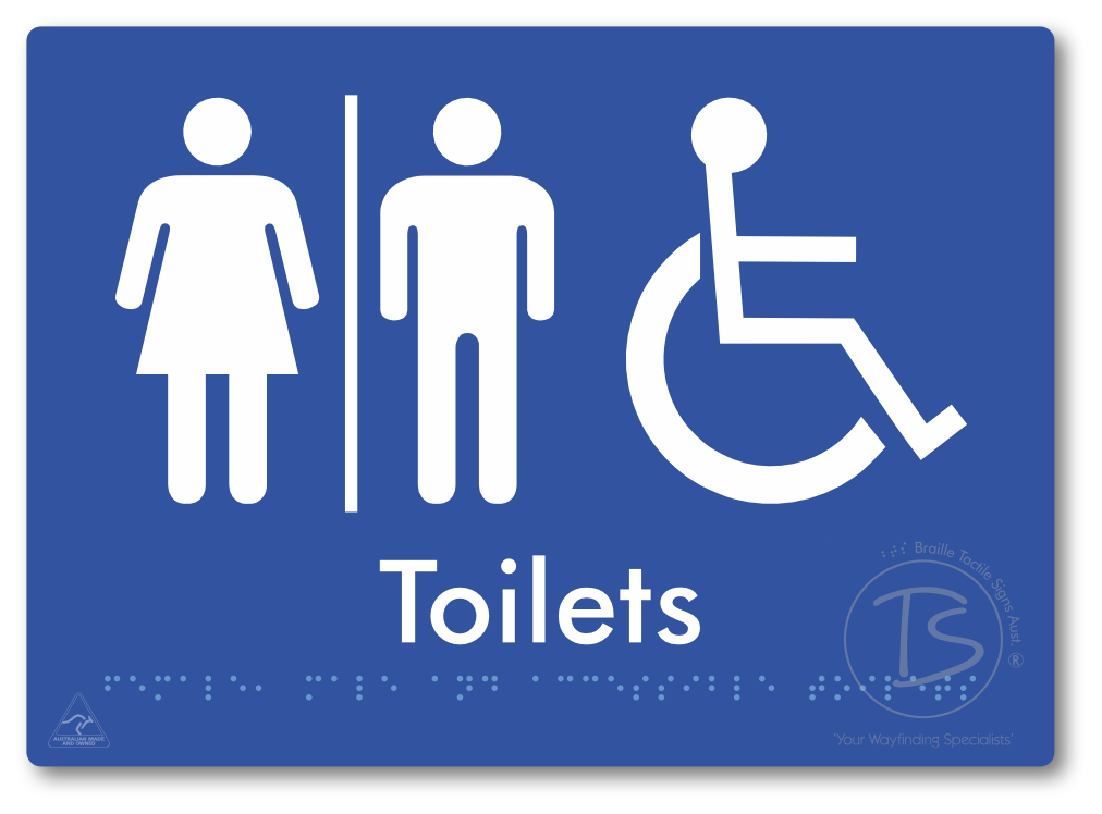 Female, Male & Accessible Toilets with Air Lock