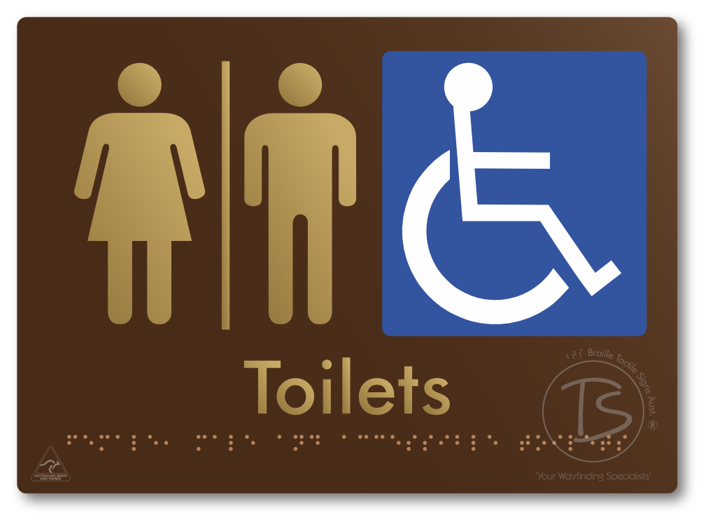 Female, Male & Accessible Toilets with Air Lock