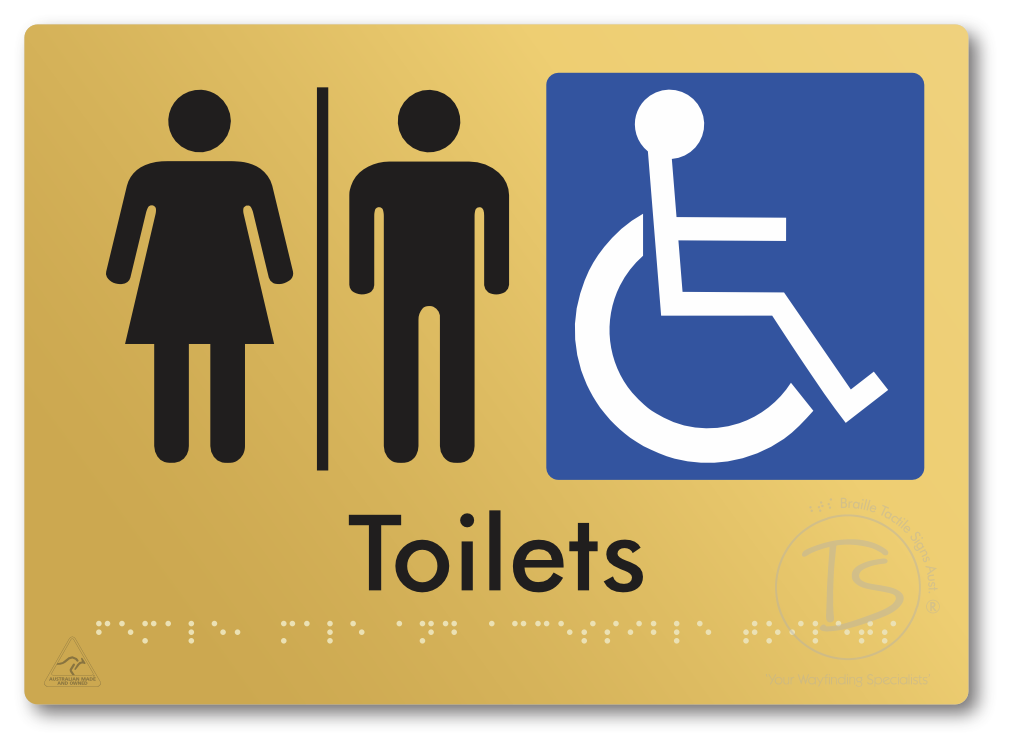 Female, Male & Accessible Toilets with Air Lock