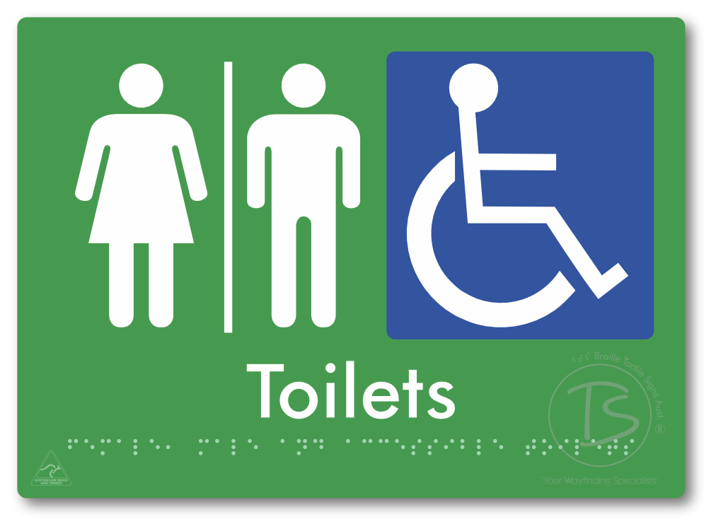 Female, Male & Accessible Toilets with Air Lock