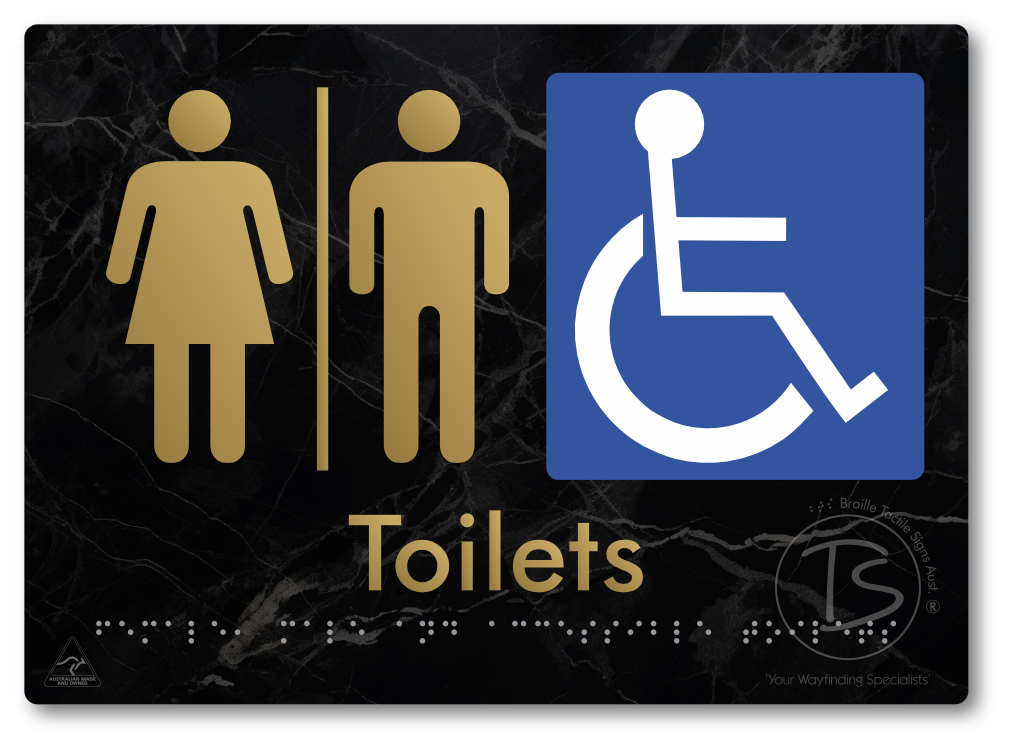 Female, Male & Accessible Toilets with Air Lock