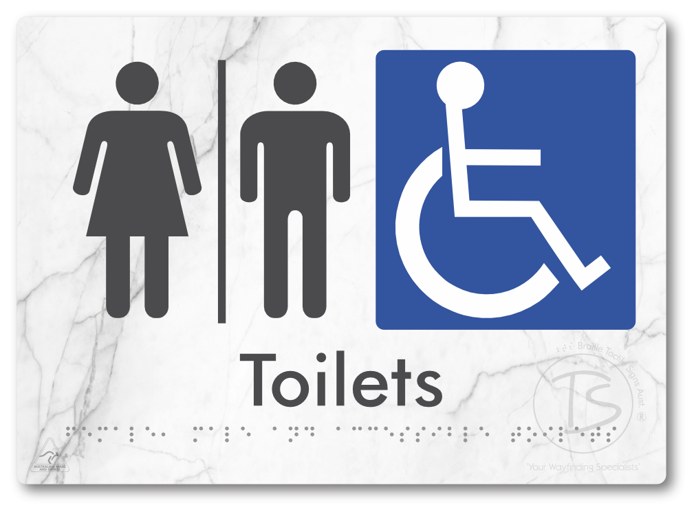 Female, Male & Accessible Toilets with Air Lock