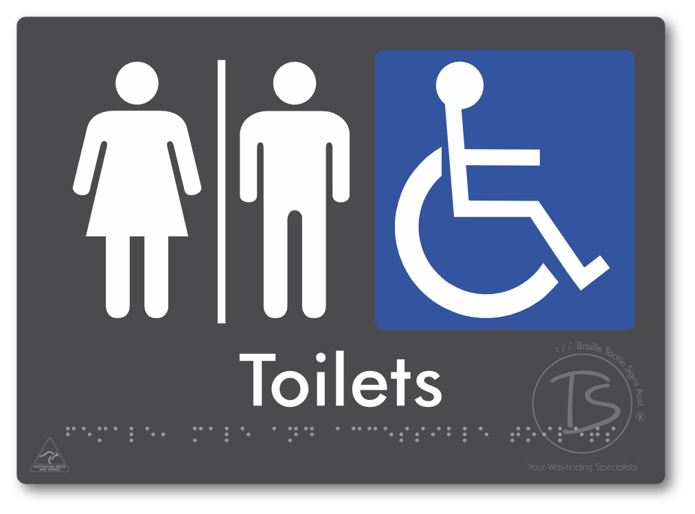 Female, Male & Accessible Toilets with Air Lock