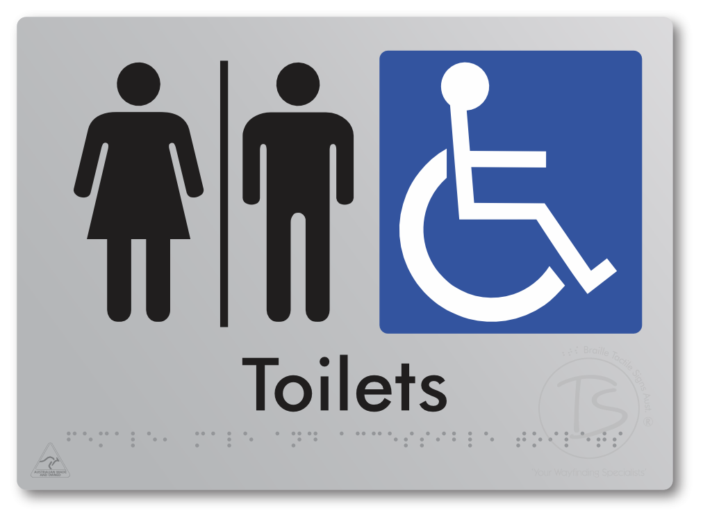 Female, Male & Accessible Toilets with Air Lock