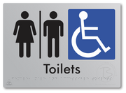 Female, Male & Accessible Toilets with Air Lock