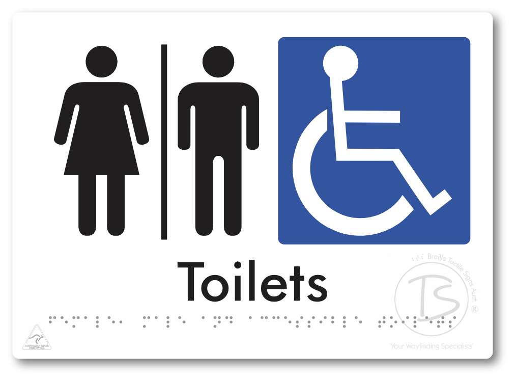 Female, Male & Accessible Toilets with Air Lock