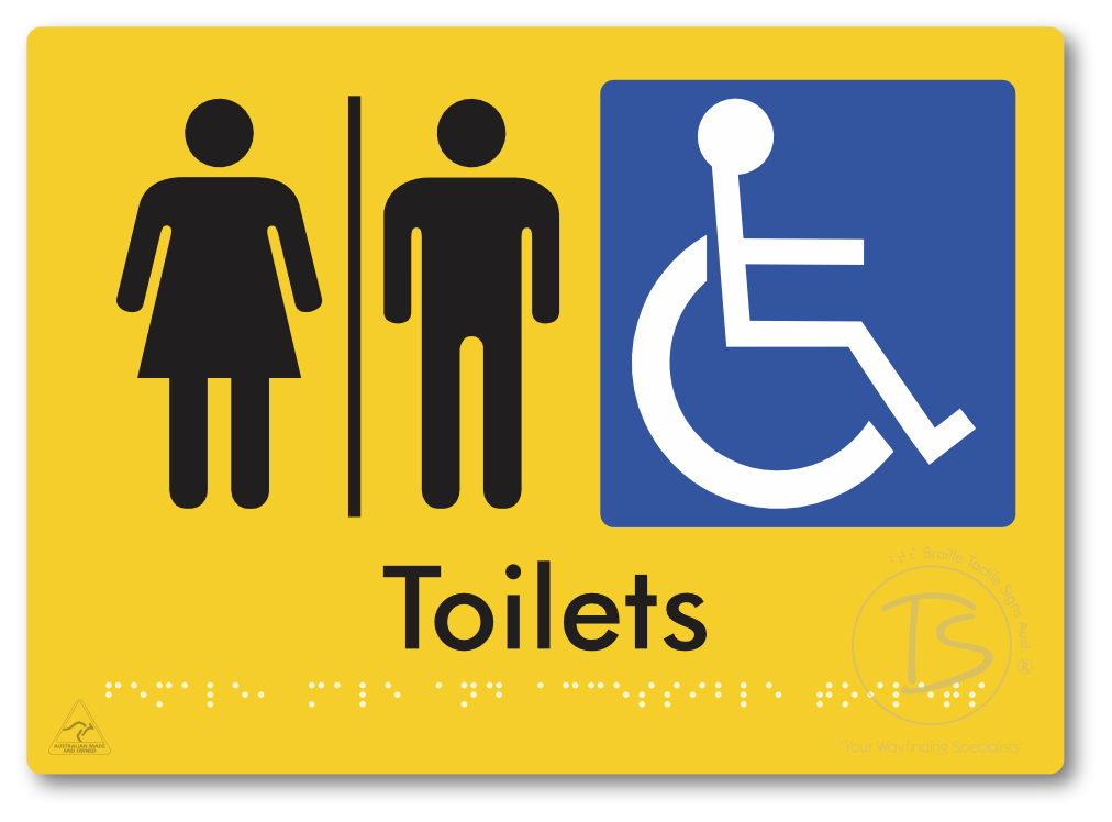 Female, Male & Accessible Toilets with Air Lock
