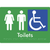 Female, Male & Accessible Toilets