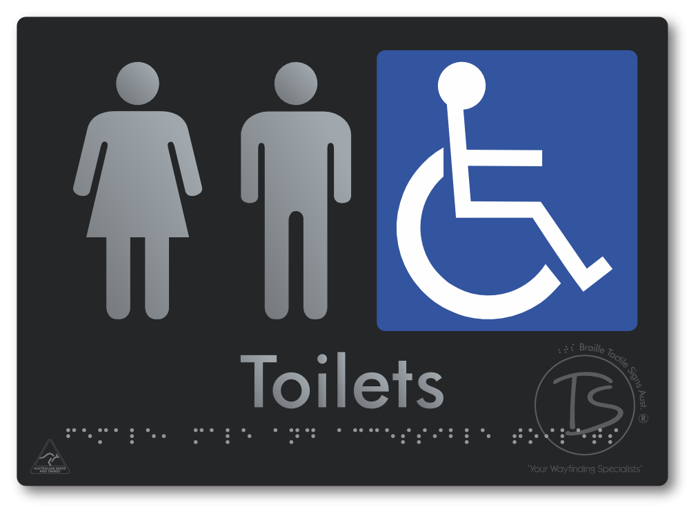 Female, Male & Accessible Toilets