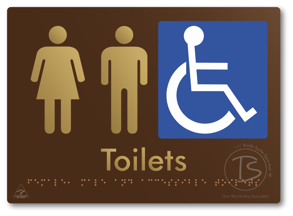 Female, Male & Accessible Toilets