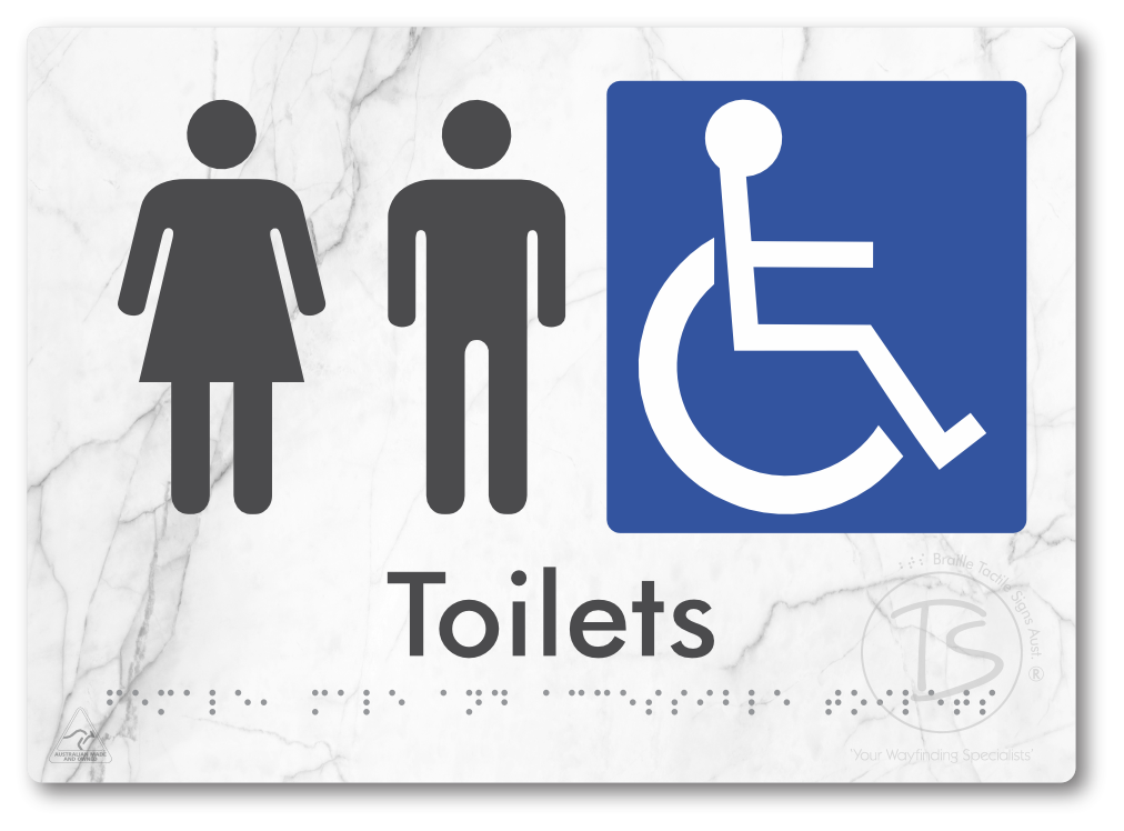Female, Male & Accessible Toilets