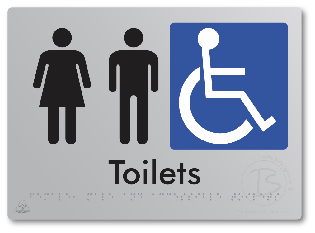Female, Male & Accessible Toilets