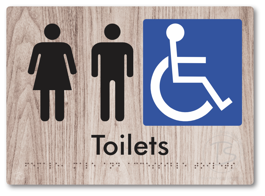 Female, Male & Accessible Toilets